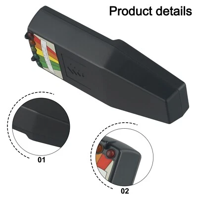 Advanced LED Magnetfelddetektor EMF Meter f??r paranormale Studien schwarz - Bild 1 von 4