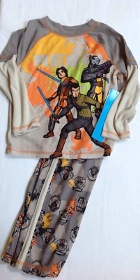 NUEVO CON ETIQUETAS Disney Store Star Wars rebelde dibujos animados holgado manga larga pijama pal pijama 4 Foto 1 de 2