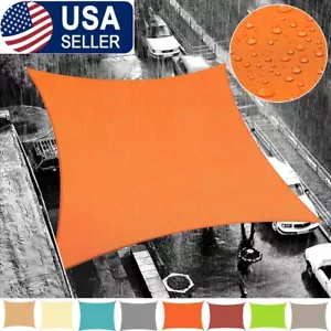 16.5x16.5ft Outdoor Sun Shade Sail Canopy Shelter Cover Patio Awning Garden Pool - Picture 1 of 26