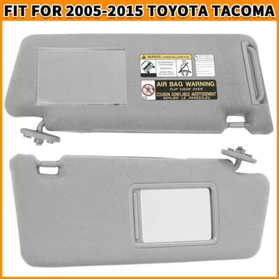 Parasol gris apto para Toyota Tacoma 2005-2015 lado derecho del conductor y del pasajero derecho Foto 1 de 4