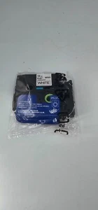 Brother P-Touch TZ-231 Label Tape – 12mm Black on White – Genuine – New - Picture 1 of 2