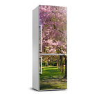 Self adhesive Fridge Magnet removable Peel & Stick Landscapes Cherry trees