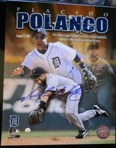 PLACIDO POLANCO SIGNED DETROIT TIGERS 8x10 PHOTO w/ COA - Picture 1 of 1