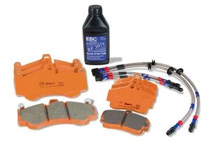 EBC Orangestuff Pad & Line Kit for Audi A4 (B8) 2.7 TD 08>11 - Picture 1 of 3