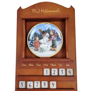 Bradford Exchange Hummel Seasons of Joy Perpetual Wall Calendar Plates Tiles - Bild 1 von 21