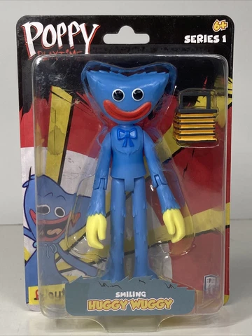 POPPY Playtime Smiling Huggy Wuggy 5" Posable Action Figure Series 1 NIB Cover