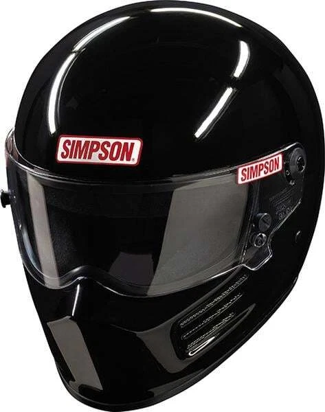 Helmet Bandit Large Gloss Black Sa2020 Simpson Safety 7200032