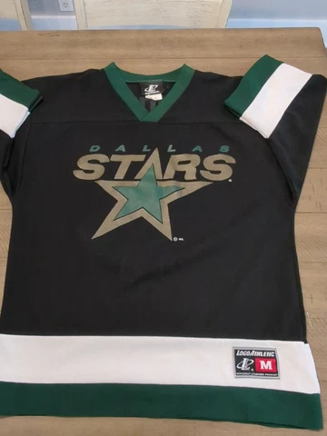 VTG 90s NHL Dallas Stars Mike Modano Jersey Men's Size Medium Logo Athletic Cover