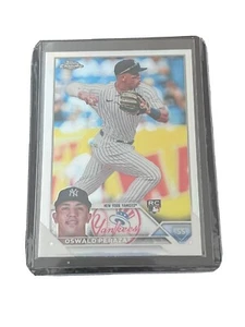 2023 Topps Chrome Oswald Peraza #132 Refractor RC New York Yankees - Picture 1 of 3