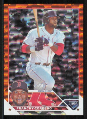 2023 Topps Orange Foil #42 Franchy Cordero /299 - Image 1 of 2