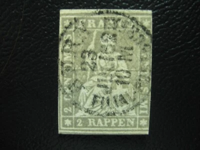 Schweiz Mi.-Nr. 19 mit Vollstempel BERN 1862, gepr. Polonius (DDR-Prüfer)  (-eg) - Bild 1 von 2