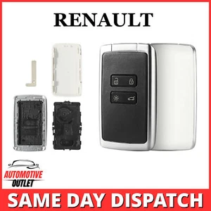 4 BUTTON  KEY REMOTE CONTROL FOB RFC CASE FOR RENAULT MEGANE KADJAR 2015-2020 - Picture 1 of 9