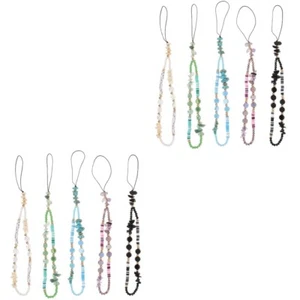 10 Pcs Cellphone Hanging Straps Purse Wrist Lanyard Phone Charms - Zdjęcie 1 z 12