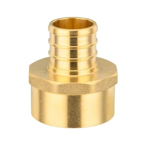 EFIELD 3/4"Pex ×3/4" Female Threaded Adapter Brass Fitting No Lead Free Shipping - Picture 1 of 5