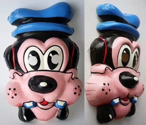 RARE VINTAGE 80'S DISNEY GOOFY CARNIVAL MASK HALLOWEEN NEW ! - Picture 1 of 9