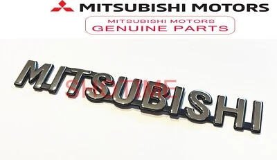 MITSUBISHI OEM 99-01 Lancer CK4 Rear Trunk Chrome Emblem Badge CK4A - Image 1 of 2