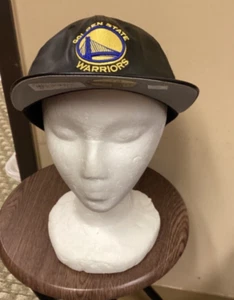 Sports. NWOT "59FIFTY" blk faux leather GS Warriors cap Size 6-7/8 Reg.$34.99 - Picture 1 of 6