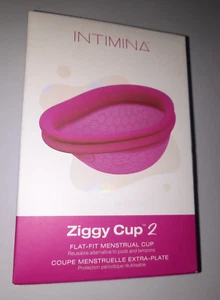 Intimina Ziggy Cup 2 Size B New Gen Ultra-Thin Flat-Fit Reusable Menstrual Cup - Picture 1 of 1