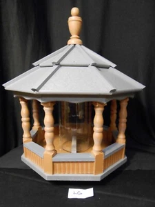 Large Vinyl Bird Feeder Amish Homemade Handmade Handcrafted Cedar & Gray - Picture 1 of 1