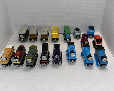 Thomas Friends Wooden Railway Train Tank Lot 17 Various Engines And More Cover