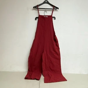 Aedvoouer Women's Jumpsuits Overalls Plus Size Wide Leg Loose Cotton size XXL - Picture 1 of 14