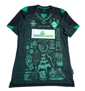 SV Werder Bremen SVW Sondertrikot Tattoo Greenlegend Größe M 2021-22 Umbro - Bild 1 von 4