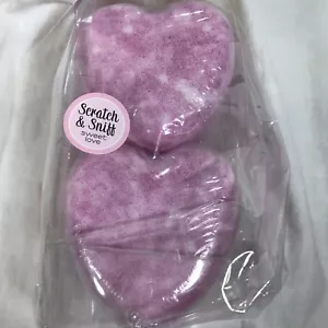 Sweet Love Heart Shaped Bath Bombs Pink Fizzies No Animal Testing Wedding Shower - Picture 1 of 9