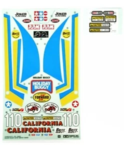 New Tamiya Holiday Buggy Logo Sticker / Decal Sheet 9495640 - Picture 1 of 1