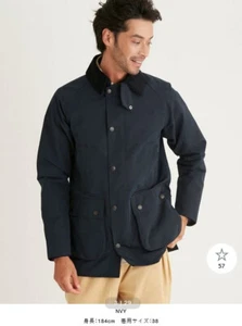Chaqueta Blusa Barbour SL BEDALE 2 CAPAS 38 Azul Marino Sin Encerado y Forro de Piel Chaleco Para Hombres - Imagen 1 de 24