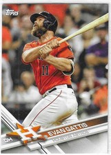 EVAN GATTIS HOUSTON ASTROS 2017 TOPPS BASEBALL CARD #HOU-4