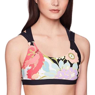 Sujetador deportivo Trina Turk Recreation para mujer Royal Garden talla XS  Foto 1 de 2