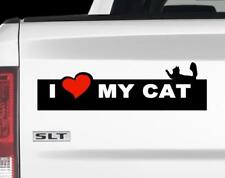 I LOVE MY CAT 10 x 3 Bumper Sticker or Magnet