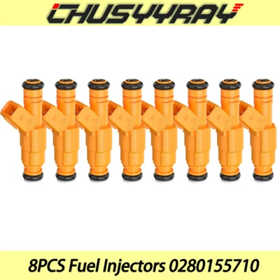 8PCS NEW Upgrade Fuel Injector 0280155710 FOR 1994-1998 Lincoln Town Car 4.6L V8 - Image 1 of 4