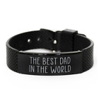 Dad Bracelet from Daughter, The Best Dad in the World Bracelet, Fathers Day Brac
