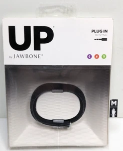 NEW UP by Jawbone in Black - Fitness Tracker - Size Medium Model JBR52B-MDT - Picture 1 of 5