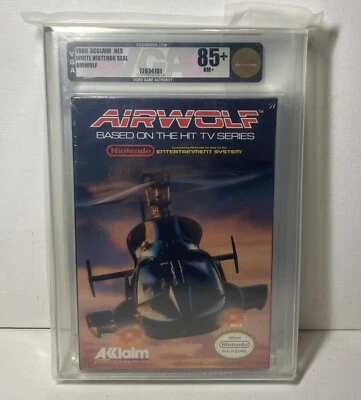 Airwolf (Nintendo Entertainment System, 1989) NES VGA 85+ MINT BOX! - Image 1 of 2