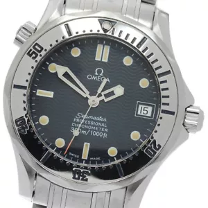 OMEGA Seamaster300 2552.80 Date Navy Dial Automatic Boy's Watch_874401 - Picture 1 of 6