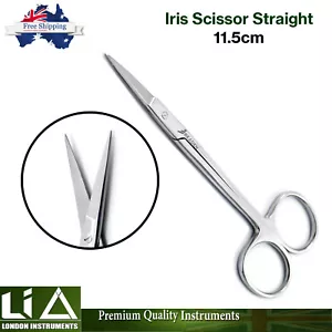 Iris Gum Scissors Straight 11.5 CM First-Aid Dissecting Veterinary Sutures Tool - Picture 1 of 5