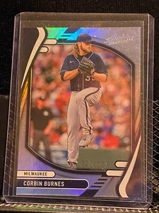 Corbin Burnes 2022 Absolute Silver Holo #28/199 #38 Brewers - Picture 1 of 2