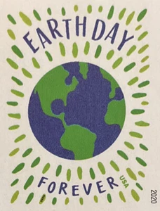 Mint US EARTH DAY Booklet Pane Of 20 Forever Stamps Climate  - Picture 1 of 3