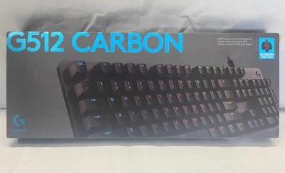 Teclado mecánico para juegos Logitech G512 Carbon RGB, nuevo Foto 1 de 4
