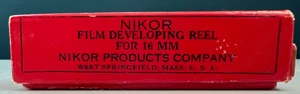 Vintage NIKOR Edelstahl 16mm Filmentwicklungsspule für 16mm Film - Bild 1 von 6