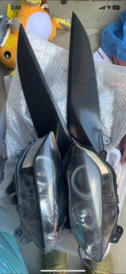 04-06 2004 YAMAHA YZF R1 FABRICANTE DE EQUIPAMENTO ORIGINAL FAROL DIANTEIRO ESQUERDO DIREITO LÂMPADAS - Imagem 1 de 2