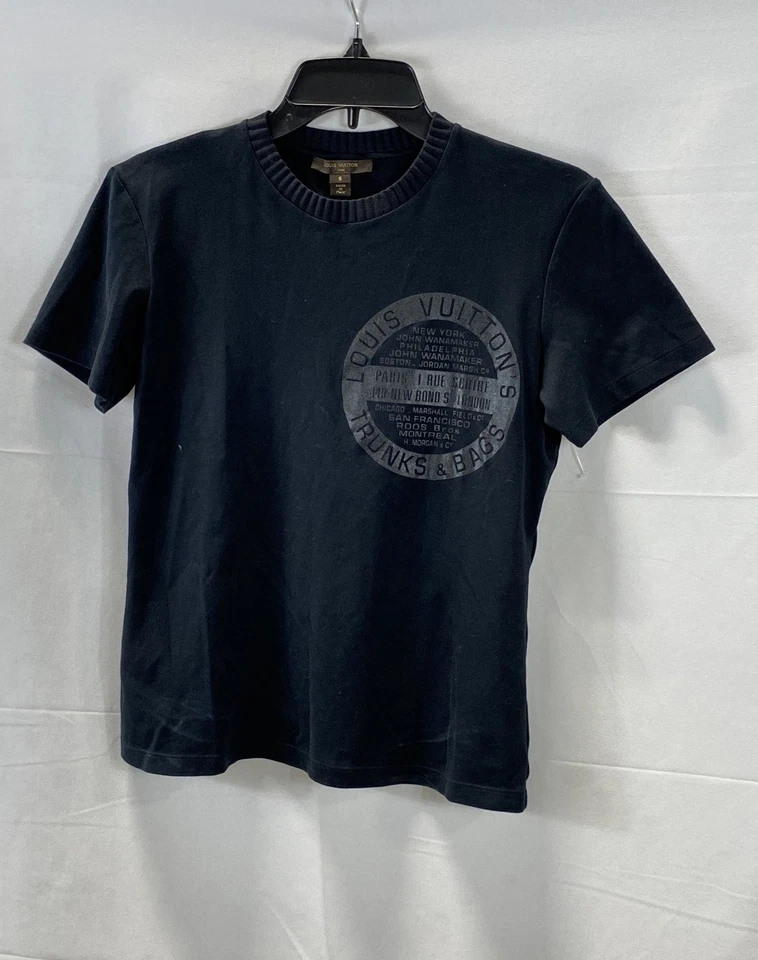 Camisa Louis Vuitton para mujer negra con logotipo talla S Foto 1 de 4