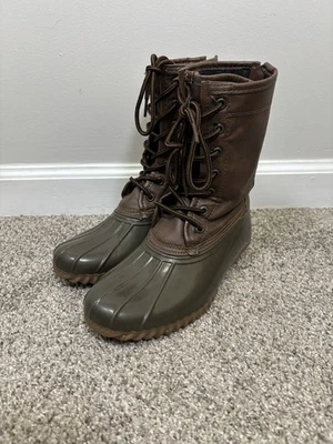 Botas Madden Girl 6.5 Bota Militar Bota Pato Con Cordones Marrón  Foto 1 de 4