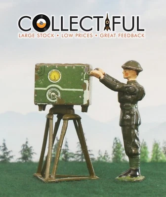 BRITAINS #1768 LEAD FIGURE SOLDIER - PREDICTOR & OPERATOR - ANTI AIRCRAFT🔥1930 - image 1 of 4