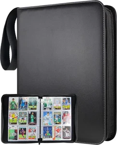 9Pocket Trading Card Binder 900 Pockets Basketball Card Collector Album for Game - Picture 1 of 9