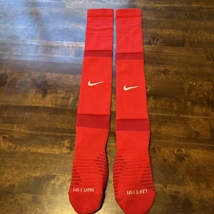 Nike red socks soccer volleyball football cross country Kids Size S New. Lacros - Picture 1 of 5