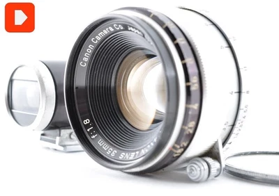 w/ View Finder Canon 35mm f/1.8 Lens #18596 LTM L39 Leica Screw Mount From JAPAN - Image 1 of 4