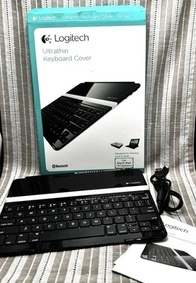 Logitech Ultrathin Keyboard Cover Black iPad 2 and iPad 3rd Generation - Image 1 of 2